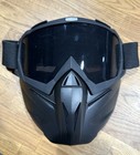Airsoft Helmet And Mask  Full Face Mask With Detachable Mich-dh-gray