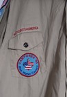 Vintage Boy Scouts Of America Uniform Shirt Insignia Sewn Patches Usa Mens Xl 