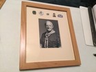 Boy Scout Green Bar Bill Autograph Frame 5 Hat Pins Hillman Reservation Ta-1 Csp