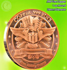  trade Dollar  Design 1oz  999 Copper Round