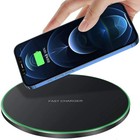 30w Wireless Charger Metal Fast Charging Mat For Apple Iphone 16 Pro Max 15 14