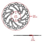 Rear Brake Disc Rotor W  Pads Fits Yamaha Yfz450r   Yfz450rse Special 2009-2026