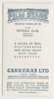 Patricia Ellis 1938 Carreras Film Stars Tobacco Card 2nd Series  23