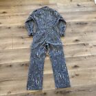 Bass Pro Shops Coveralls Mens S Camo Hunting Real Tree Unlined Vintage 90s