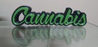 Cannabis Decor Shelf Sitter Sign Marijuana Pot Plaque Shelf Or Wall Art