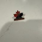 Team Canada Pin - Moden Logo On Gold - Stamped Pin 