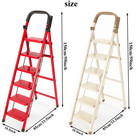  durable Folding Step Ladder  330 Lbs Capacity  Durable  Lightweight 6-step