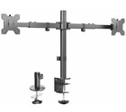 Vivo Telescoping Dual 21  To 32  Monitor Mount  Heavy Duty Desk Stand