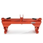 Titan Attachments 3 Point Orange Quick Hitch Receiver  Fits Cat 2 Tractors