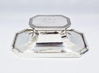 Art Deco Sterling Silver Capstan Inkwell Birmingham 1934 Mappin   Webb