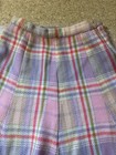 Vintage Girls Bobbie Brooks Wool Blend Plaid Skirt  Pink   Purple