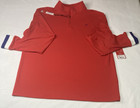 Redvanly Golf Hubbard 1 4 Zip   Medium   Rio Red   Nwt
