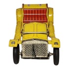 Vintage Tin Metal Wind Up Car Roadster Yellow Made In Japan Does Not Work