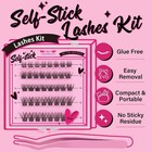 Pro Eyelash Clusters Diy Lash Extension Self Stick Reusable Self-adhesive Lashes