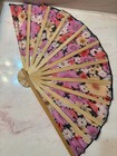 Floral Bamboo Folding Hand Fan