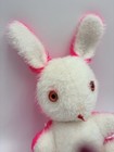 Rushton Pink White Bunny Rabbit Plush Musical Stuffed Animal Vintage Read 