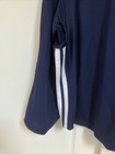 Nwt Adidas Aditeam  Three Hockey Stripe Jersey 2 0 Navy Goalie One Size Hn3415