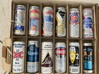 Lot Of 36 Vintage Pull Tab Half Quart 16 Oz Beer Cans Variety