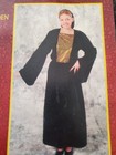 Medieval Renaissance Maiden Dress Ladies Dk Green Velvet Gold Costume Ren Faire 
