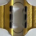 Authentic Apple Watch Leather Loop 44mm Medium Meyer Lemon Yellow Discontinued