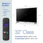 32    Class Hd  720p  Led Roku Smart Television Tv High Def