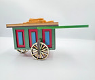 Handmade Wooden Model Of Jerusalem Ka   ak Cart Palestinian Heritage  collectible