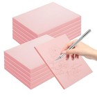 12pcs Pink Rubber Carving 4x6 Inch Linoleum Blocks For Printmaking Small 