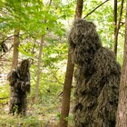New Ghillie Suit Xl xxl Camo Woodland Camouflage Forest Hunting 4-piece   Bag