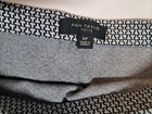 Ann T0aylor Petite Size Zero Black And White Skirt Elastic Waist