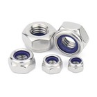 Nyloc Nylon Insert Locking Nuts M2 M2 5 M3 M4 M5-m30 A2 Stainless Steel Din 985