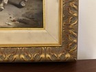 Vintage Antique Wooden Carved Frame  Wall Art  Oil Painting Printed On Canvas