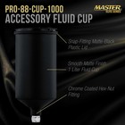 1000ml Black Aluminum Gravity Feed Spray Paint Gun Cup - Elite 44   88 Series