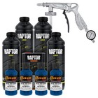 Raptor Blue Metallic Urethane Spray-on Truck Bed Liner Spray Gun  4 Liters