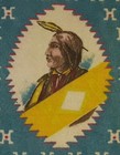 C1912 Indian Blanket Flannel Rug Tobacco Felt Cigarette Vintage Native American