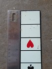Vintage Sho-bud Pedal Steel Guitar Fretboard Strip Metal Pips Cards