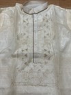 Authentic Men   s Pi  a Organza Barong Tagalog  Size Xl   Golden Beige Color  New