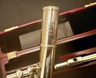Rare 1964 Artley Wilkins Professional Handmade Flute - Open Hole  C Foot