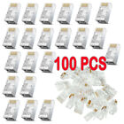 100pcs Rj45 Modular Plugs For Cat6 Ethernet Cable Connector Cat 6 8p8c End Plug