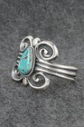 Turquoise   Sterling Silver Vintage Bracelet - Es Mitchell