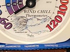 Vintage Taylor Outdoor Patio Thermometer Wind Chill Gauge 12  Jumbo Nos