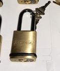 Schlage Ks43f2300 Brass Padlock 2  Shackle  c  Keyway Cylinder New - No Box