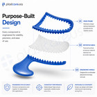 Plastcare Usa Posterior Impression Bite Trays Blue Bite Registration