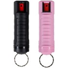 Police Magnum Keychain Pepper Spray Self Defense 1 Soft Pink 1 Black Molded  50