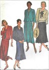 Vtg 1980s Butterick Pattern 7041 Tunic Maxi Skirt Misses Coordinates 10-14 Uncut