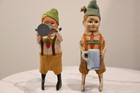 Four Vintage 1930 s Schuco Solisto Windup Figures Boys And Clowns
