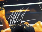 Mike Tyson Autographed Signed 16x20 Photo Standing Over Beckett Bas