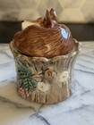 Fitz   Floyd Tallyho Reynard Fox Stump Salt   Pepper Set 