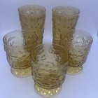 Anchor Hocking Milano Honey Gold Glass-3 On The Rocks And 2 Tumblers