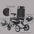 Foldable Electric Wheelchair Lightweight Portable Travel Mobility Powerchair 6a