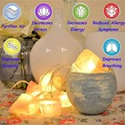 Mingri Himalayan Salt Lamp Salt Rock Night Light Usb Fairy Hanging     Fast Ship